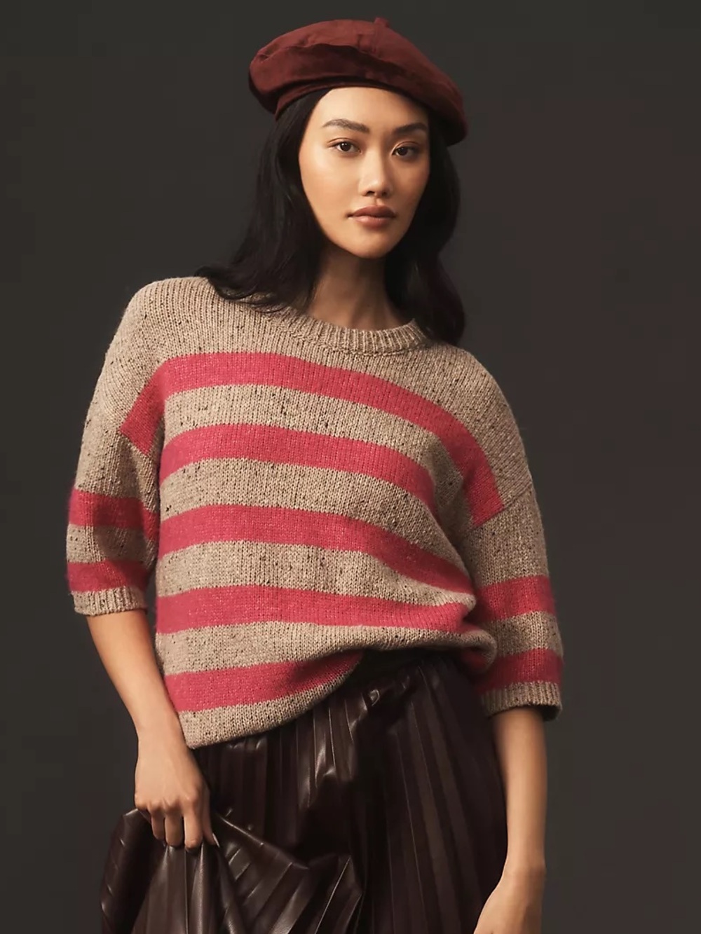 Anthropologie Callahan Knit Striped Sweater Tee - #174